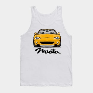 MX5 Miata NB Yellow Tank Top